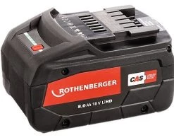 Rothenberger Accessoires 1000002549 RO BP18/8 Batterie 18 Volt 8.0 AH LiHD