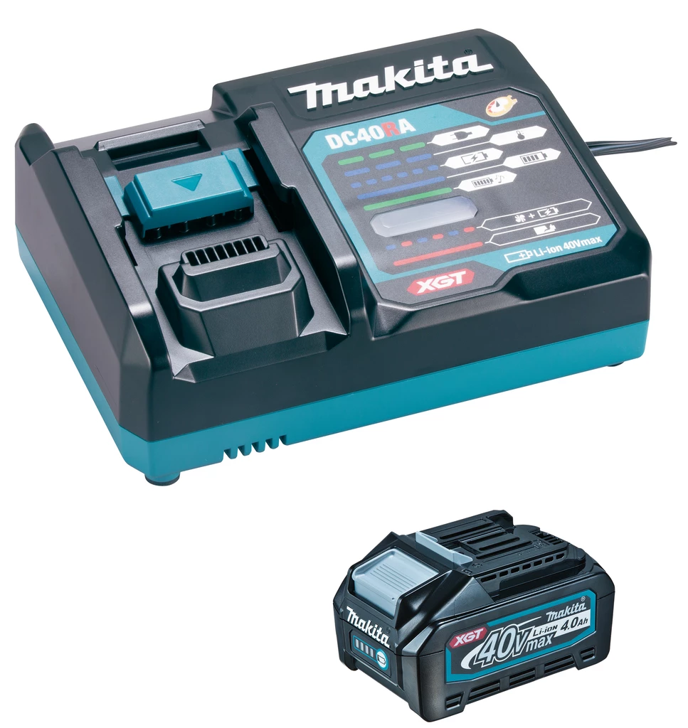 Makita Accessoires 40 Volt 191J65-4 Kit De Démarrage XGT DC40RA Chargeur 1 X Batterie BL4040 40V Max 4.0Ah 1 Makita Accessoires 40 Volt 191J65-4 Kit De Démarrage XGT DC40RA Chargeur 1 X Batterie BL4040 40V Max 4.0Ah