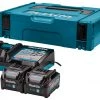 Makita Accessoires 40 Volt 191V15-1 Kit De Démarrage XGT DC40RC/2xBL4020 XGT 40V Max 2.0Ah Li-Ion + Chargeur DC40RC En MBox