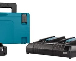 Makita Accessoires 18 Volt 198077-8 Kit De Démarrage LXT DC18RD 2x BL1860B