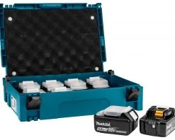 Makita Accessoires 18 Volt 199697-1 Jeu De Batteries 8 X BL1850B Mbox