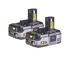 Ryobi Accessoires 5133003591 RB18LL30 Duopack Batterie 18 Volt 3.0 AH Li-ion