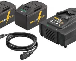 Rems 21,6 Volt 571594 R220 571594 Bloc D'alimentation 22 V 9,0 Ah/230 Volt 290 Watt