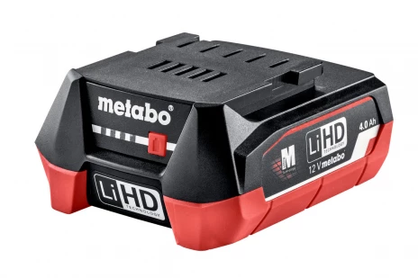 Metabo Accessoires 12 Volt 625349000 Batterie 12V 4,0Ah LiHD 1 Metabo Accessoires 12 Volt 625349000 Batterie 12V 4,0Ah LiHD