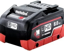 Metabo Accessoires 625369000 Batterie 18 Volt 8.0 Ah LiHD