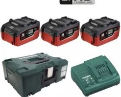 Metabo Accessoires 18 Volt Basis-Sets Sets De Base De Batteries Avec Chargeur 685069000