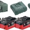 Metabo Accessoires 18 Volt Basis-Sets Sets De Base De Batteries Avec Chargeur 685111000