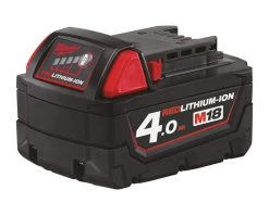Milwaukee Accessoires 18 Volt Batterie Red Lithium 4.0 Ah M18 B4