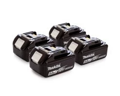 Makita Accessoires BL1850B 4-pack - 4 X Batterie 18 Volt 5.0Ah Li-Ion