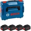 Bosch Bleu Accessoires 18 Volt Ensemble De Batteries Dans L-Boxx - 4 X Batterie ProCore 18V 5,5 Ah Li-ion 1600A02A2U