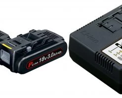 Panasonic Accessoires EYC953B (2 X Accu 3.0Ah + Lade EYC953B Ensemble Batterie/chargeur - 2 X 18 Volt 3.0 Ah Li-ion + Chargeur