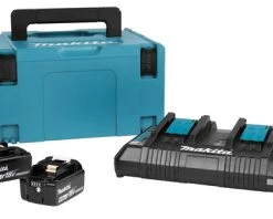 Makita Accessoires 18 Volt Kit De Démarrage - 2 X Batterie BL1850B 18V 5.0Ah Duo Chargeur DC18RD En MBox 3