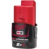 Milwaukee Accessoires 12 Volt M12 B2 Batterie Rouge Lithium 2.0 A.h
