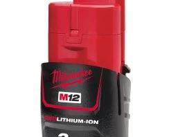 Milwaukee Accessoires 12 Volt M12 B2 Batterie Rouge Lithium 2.0 A.h
