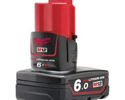 Milwaukee Accessoires 12 Volt M12 Batterie 6.0 Ah M12 B6