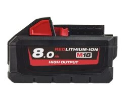Milwaukee Accessoires 18 Volt M18™ HIGH OUTPUT™ Batterie 8.0 Ah HB8