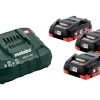 Metabo Accessoires 18 Volt Sets De Batteries 3 X 18V LiHD 4.0Ah + 1 X Chargeur ASC 30-36 V 685132000