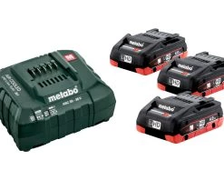 Metabo Accessoires 18 Volt Sets De Batteries 3 X 18V LiHD 4.0Ah + 1 X Chargeur ASC 30-36 V 685132000