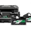 HIKOKI Accessoires 36 Volt UC18YTSLWB2 BoosterPack - 2 X BSL36B18 Batterie Multivolt 36V 4.0Ah/ 18V 8.0Ah Li-Ion + Multiload UC18YTSL
