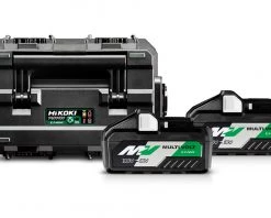 HIKOKI Accessoires 36 Volt UC18YTSLWB2 BoosterPack - 2 X BSL36B18 Batterie Multivolt 36V 4.0Ah/ 18V 8.0Ah Li-Ion + Multiload UC18YTSL