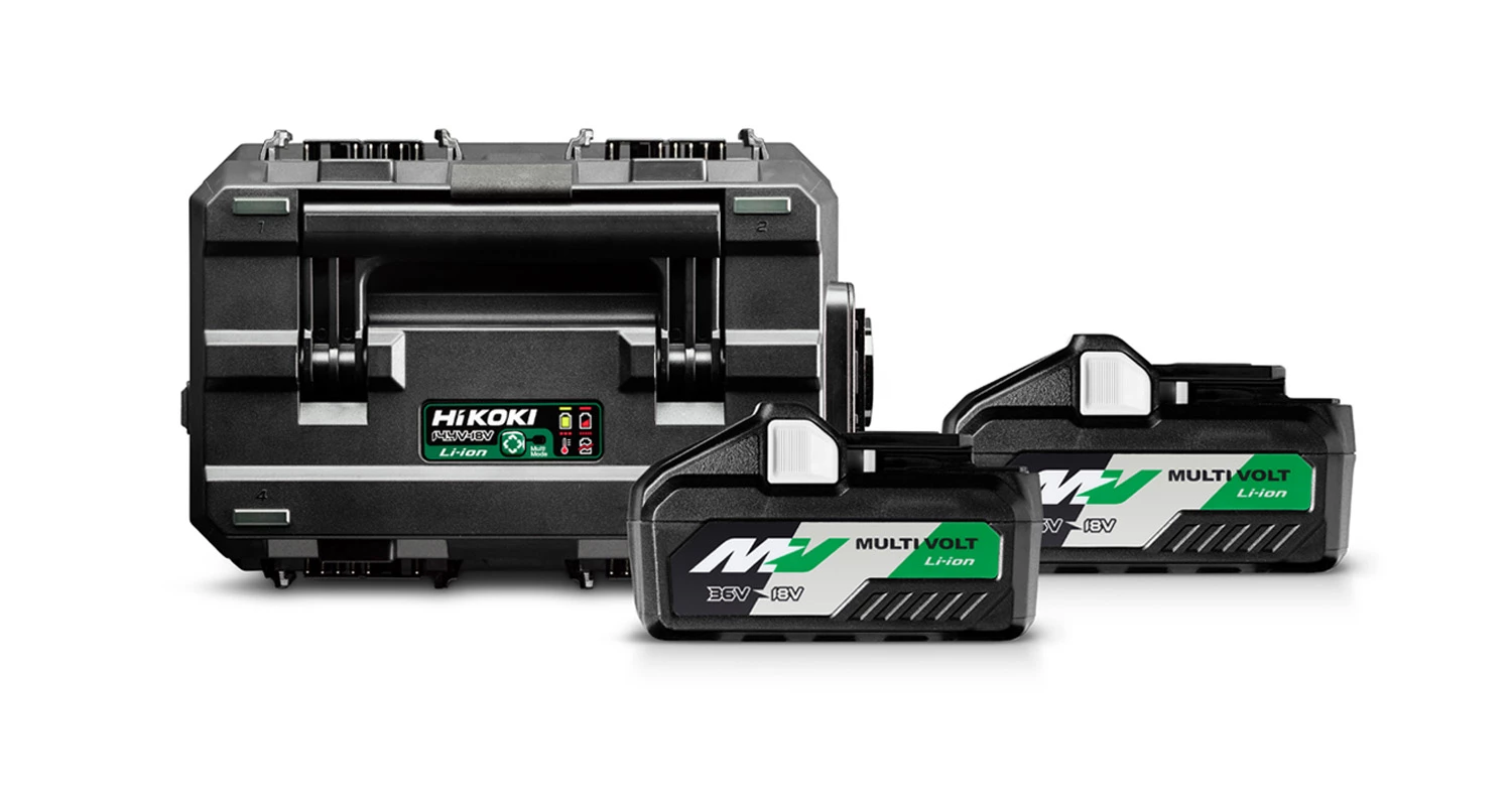 HIKOKI Accessoires 36 Volt UC18YTSLWB2 BoosterPack - 2 X BSL36B18 Batterie Multivolt 36V 4.0Ah/ 18V 8.0Ah Li-Ion + Multiload UC18YTSL 1 HIKOKI Accessoires 36 Volt UC18YTSLWB2 BoosterPack - 2 X BSL36B18 Batterie Multivolt 36V 4.0Ah/ 18V 8.0Ah Li-Ion + Multiload UC18YTSL
